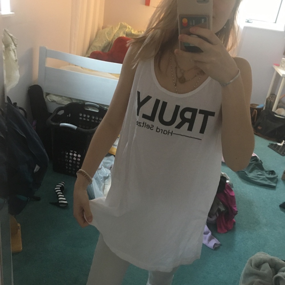 Truly hard cider XL muscle tee NWOT